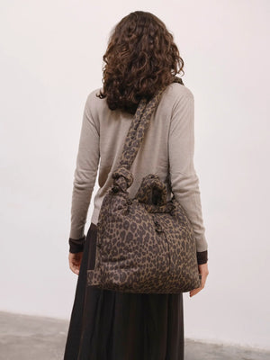 Sac 'Ona' Léopard en coton | ÖLEND