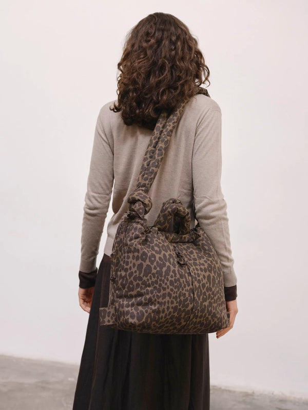 Sac 'Ona' Léopard en coton | ÖLEND