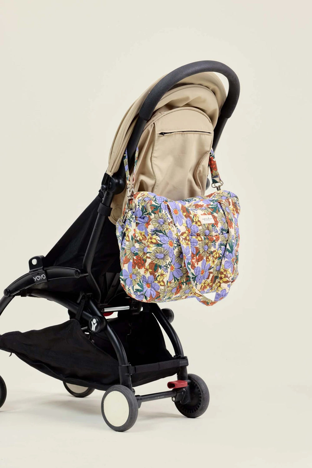 Sac à langer ‘Thais’ Bouquet Iris | APACHES COLLECTIONS