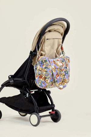 Sac à langer ‘Thais’ Bouquet Iris | APACHES COLLECTIONS