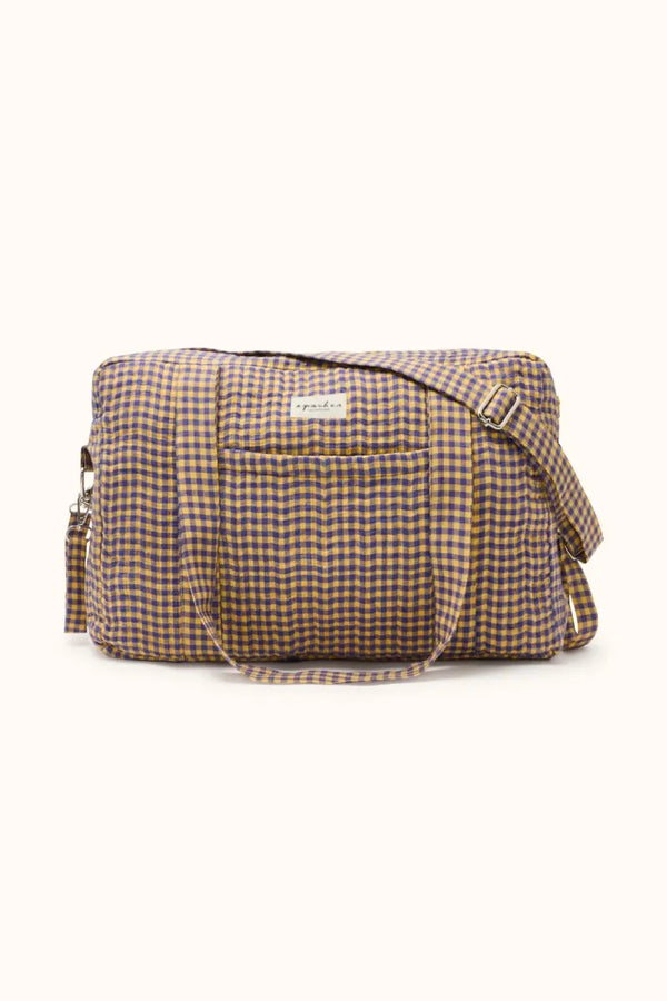 Sac à langer ‘Thais’ Checkmate Wheat | APACHES COLLECTIONS