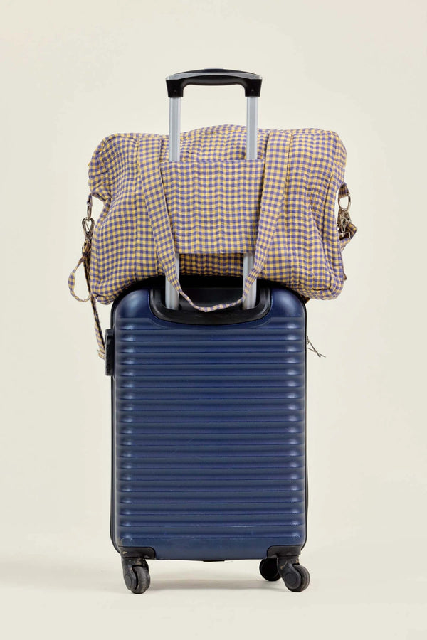 Sac à langer ‘Thais’ Checkmate Wheat | APACHES COLLECTIONS