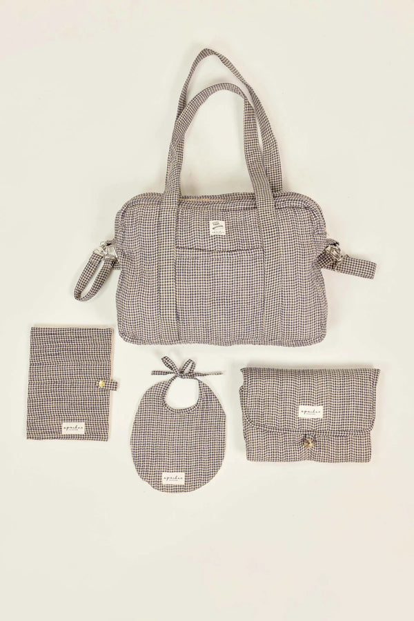 Sac à langer ‘Thais’ Small Checkmate | APACHES COLLECTIONS