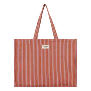 Sac week-end Rayures lilas | GABRIELLE PARIS