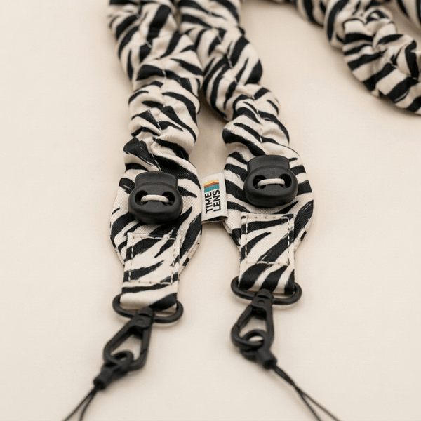 Sangle Cream Zebra - TimeLens - détail