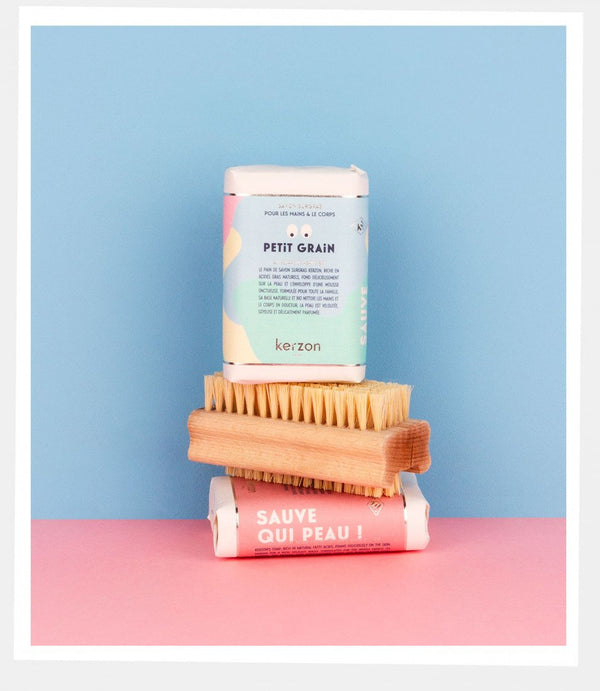 Savon solide surgras 'Petit grain' | KERZON