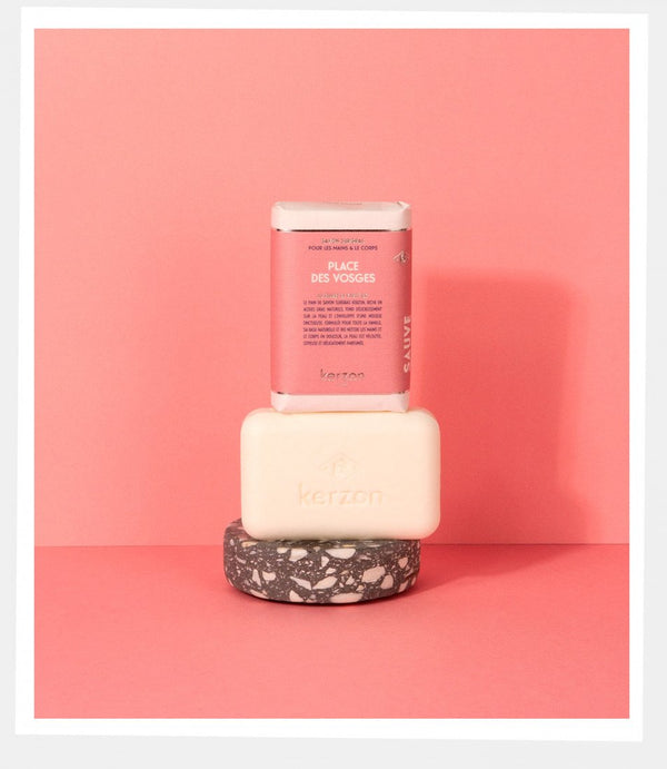 Savon solide surgras 'Place des Vosges' | KERZON