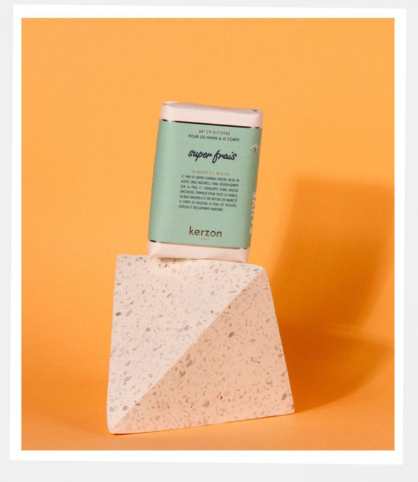 Savon solide surgras 'Super frais' | KERZON