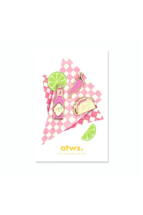 Set de 3 pin's 'Spicy' | ALL THE WAYS TO SAY