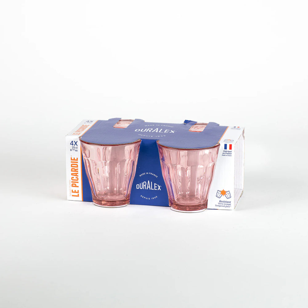 Set 4 Verres 25cL Picardie Rose | DURALEX