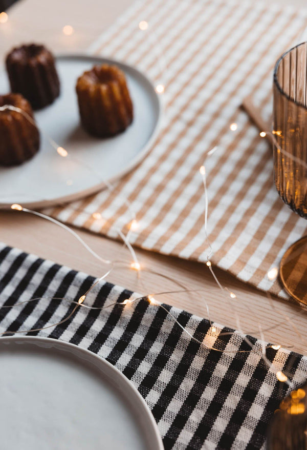 Set de table Vichy black | GABRIELLE PARIS