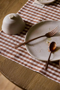 Set de table Vichy moka | GABRIELLE PARIS