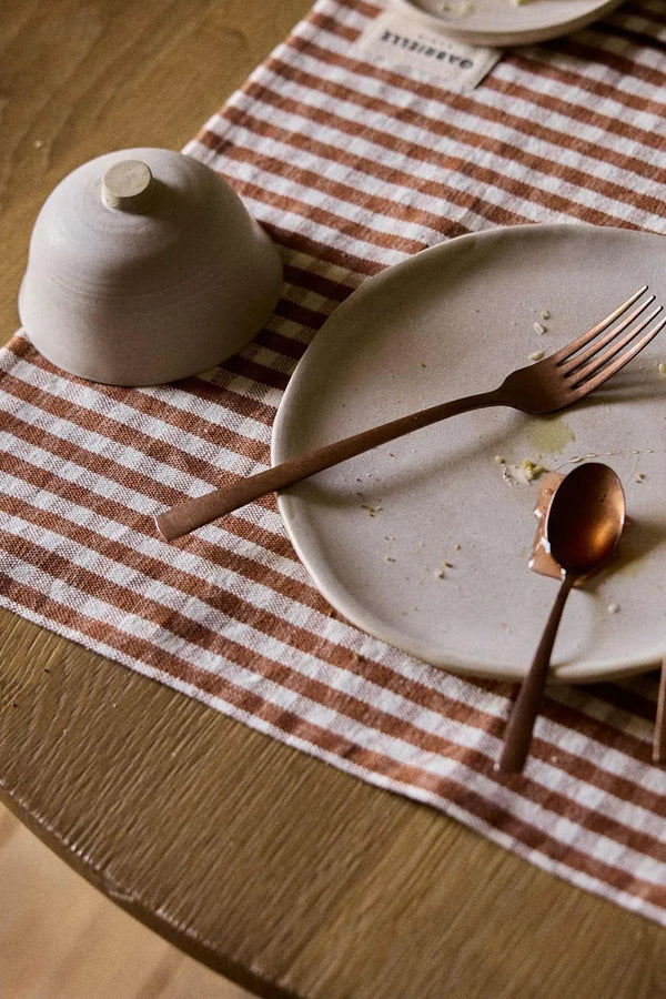 Set de table Vichy moka | GABRIELLE PARIS