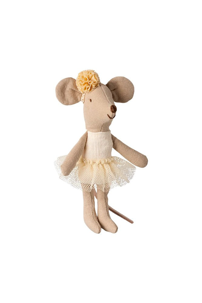 Souris Ballerine 'Petite Soeur' Blanc cassé | MAILEG