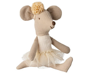 Souris Ballerine 'Petite Soeur' Blanc cassé | MAILEG