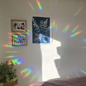 Sticker créateur d'arc-en-ciel 'Slow down and soak it up' | BOTANOPIA