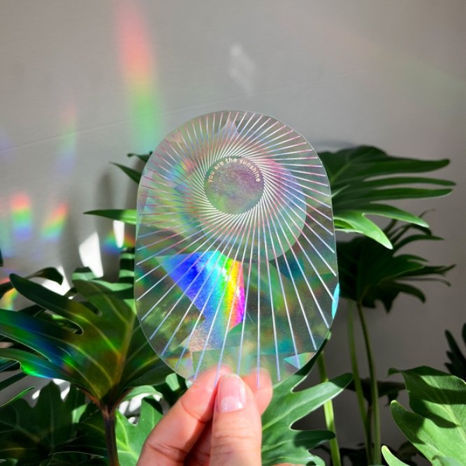 Sticker créateur d'arc-en-ciel 'You are the sunshine' | BOTANOPIA