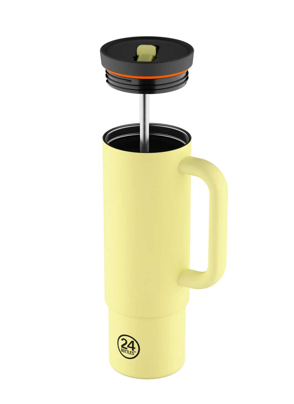 Straw Cup isotherme en inox 'Citrus' | 24 BOTTLES