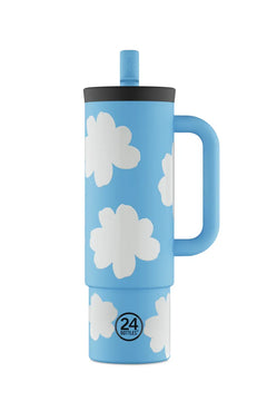 Straw Cup isotherme en inox 'Daydreaming' | 24 BOTTLES
