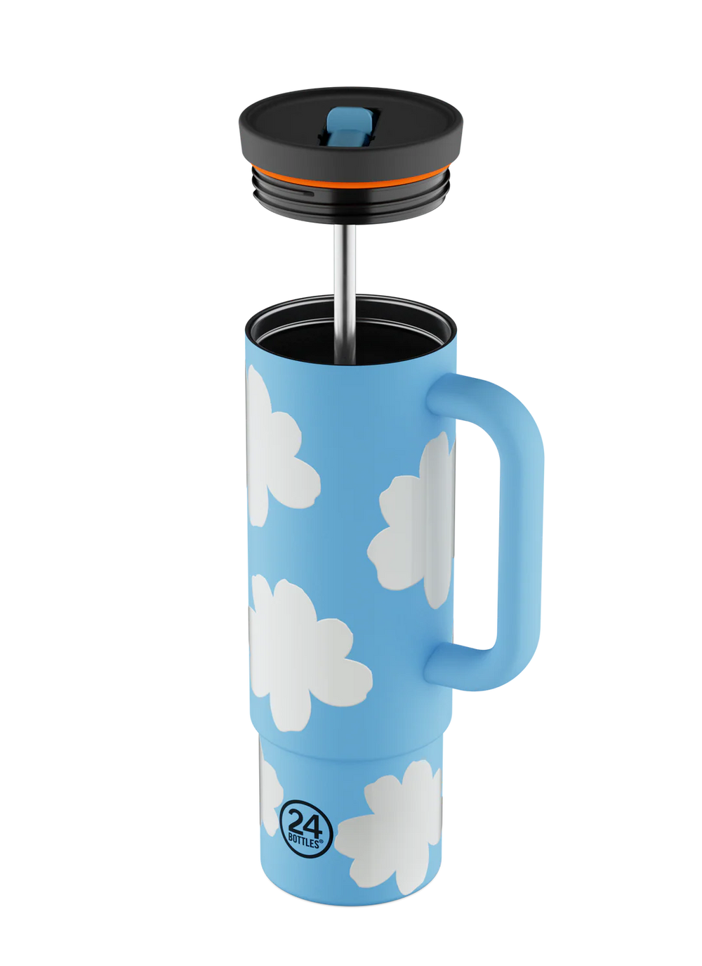 Straw Cup isotherme en inox 'Daydreaming' | 24 BOTTLES