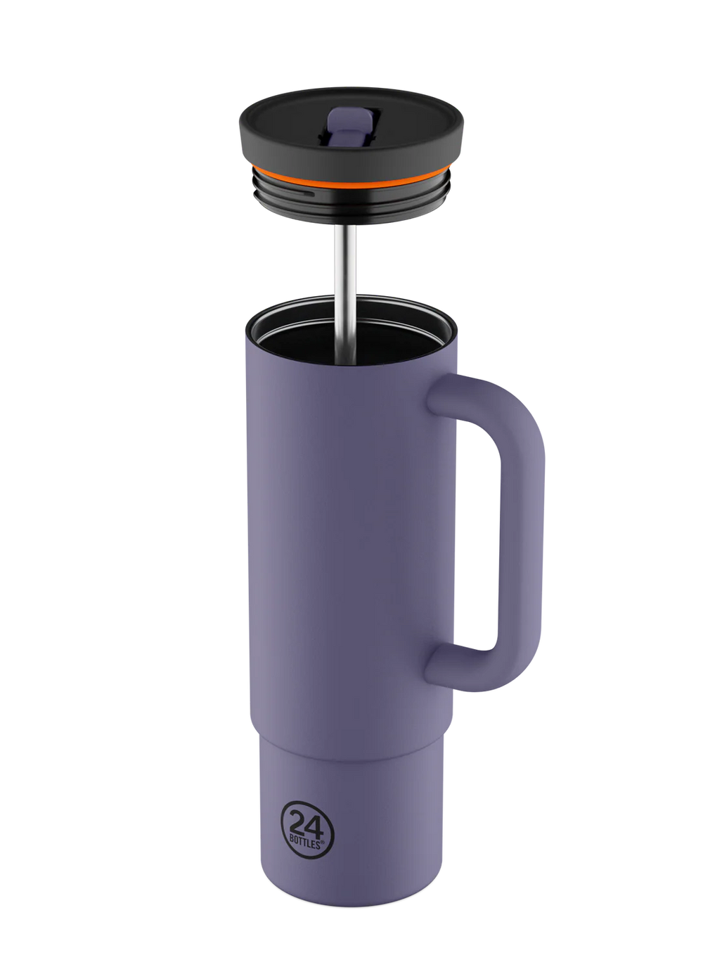 Straw Cup isotherme en inox 'Dusk' | 24 BOTTLES