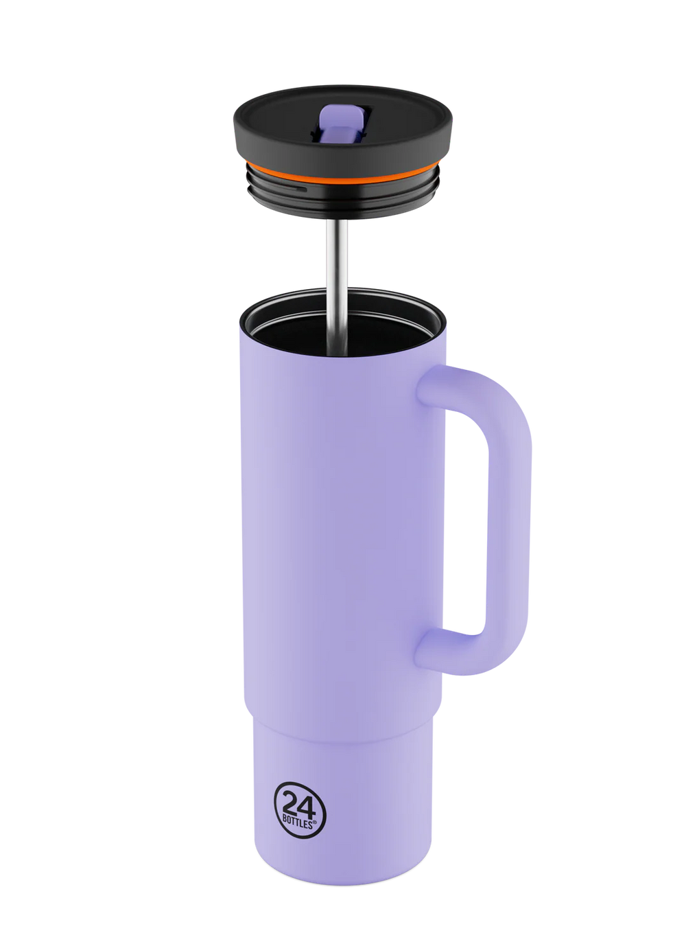 Straw Cup isotherme en inox 'Erica' | 24 BOTTLES