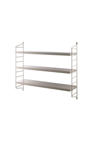 Etagère murale String Pocket taupe | STRING FURNITURE