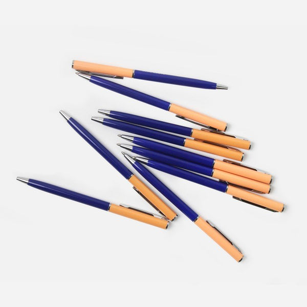 Stylo bille cobalt & saumon | PAPIER TIGRE