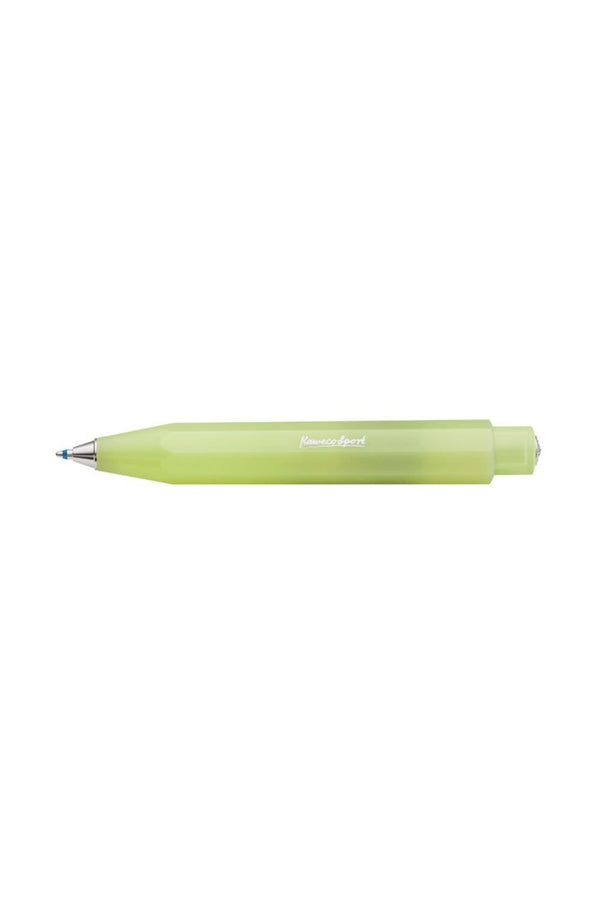 Stylo bille 'Frosted Sport' Fine Lime | KAWECO