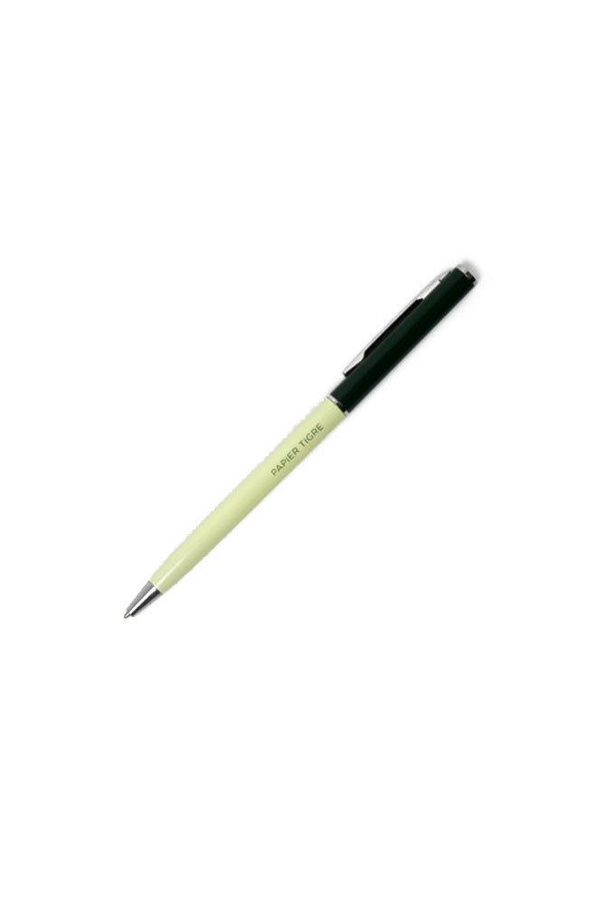 Stylo bille jaune & vert | PAPIER TIGRE