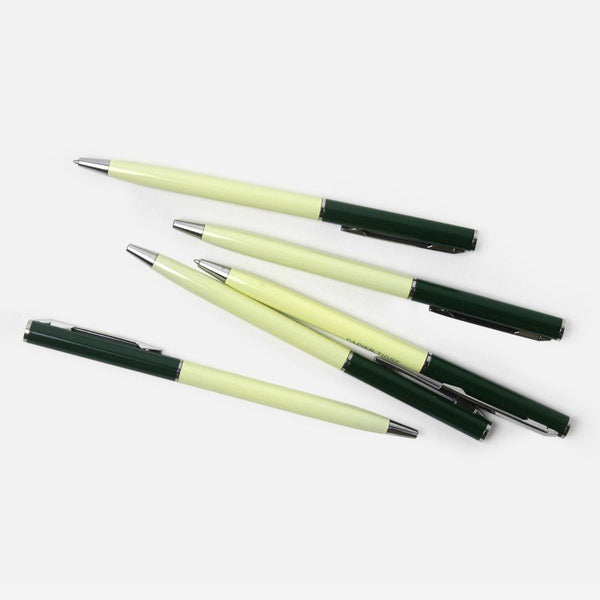 Stylo bille jaune & vert | PAPIER TIGRE
