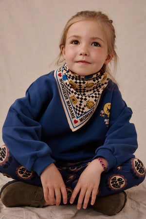 Sweat ‘Balloon' Mr & Mme Indigo | APACHES COLLECTIONS X MONSIEUR MADAME