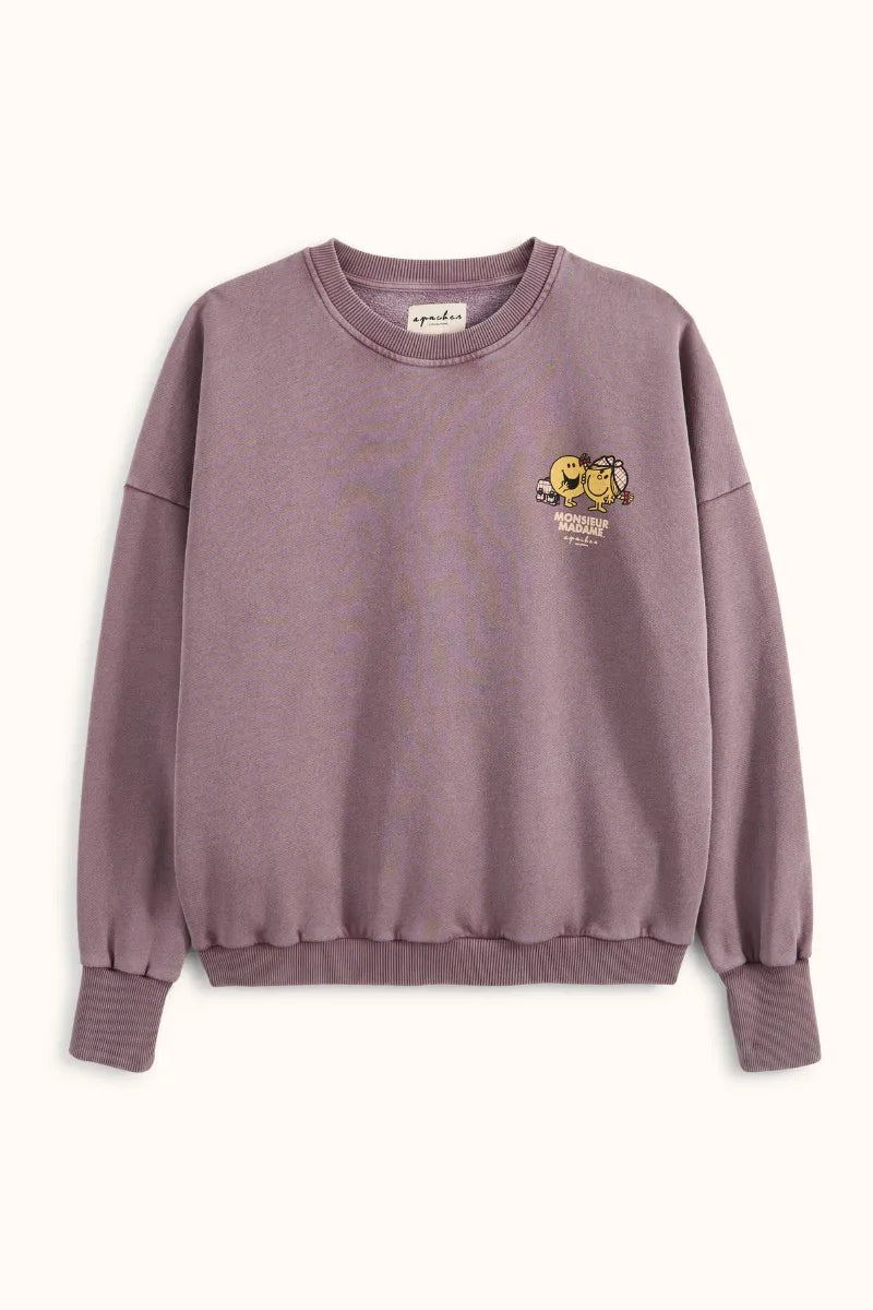 Sweat 'Riya' Mr & Mme Taupe | APACHES COLLECTIONS X MONSIEUR MADAME
