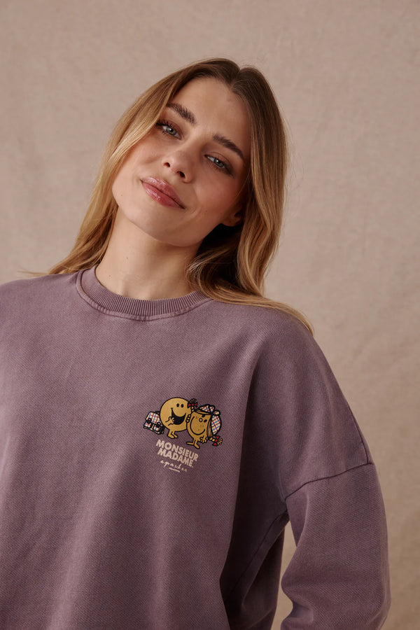 Sweat 'Riya' Mr & Mme Taupe | APACHES COLLECTIONS X MONSIEUR MADAME
