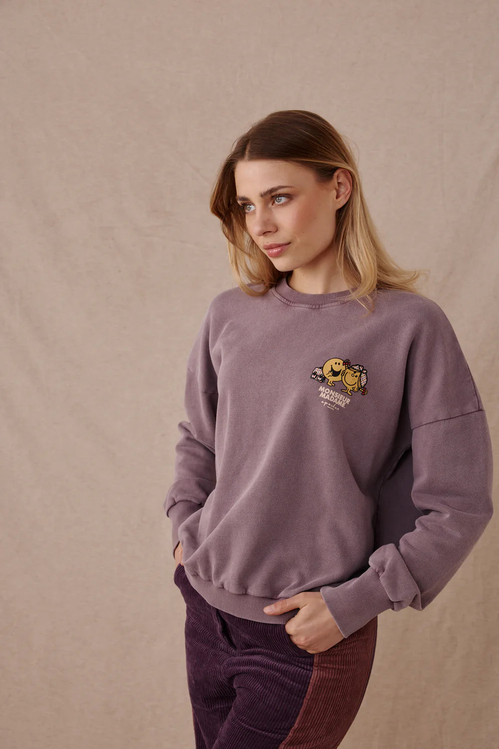Sweat 'Riya' Mr & Mme Taupe | APACHES COLLECTIONS X MONSIEUR MADAME