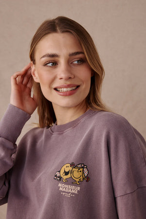 Sweat 'Riya' Mr & Mme Taupe | APACHES COLLECTIONS X MONSIEUR MADAME