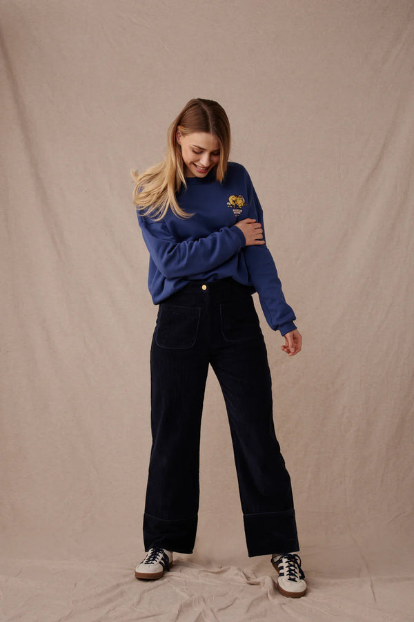 Sweat 'Sunday' Mr & Mme Indigo | APACHES COLLECTIONS X MONSIEUR MADAME