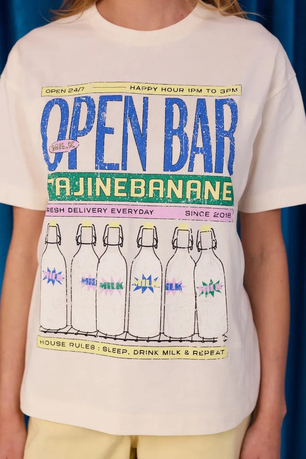 T-shirt d'allaitement 'Open bar' | TAJINEBANANE