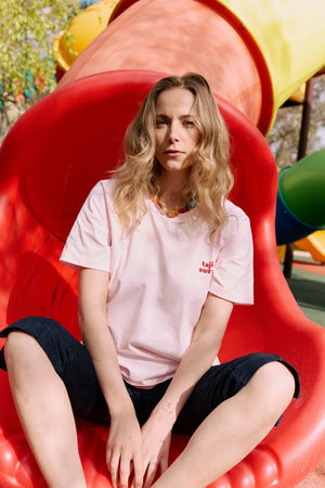 T-shirt d'allaitement 'P'Allaite' Poudre | TAJINEBANANE