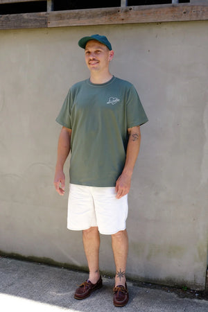 T-shirt 'Su-père' green | TAJINEBANANE