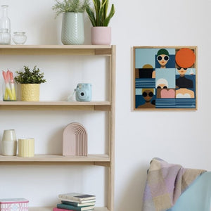 Tableau 'Les Baigneuses' | TAQUIN X LES PETITS YÉYÉS