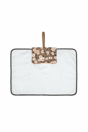 Tapis à langer 'Hyde Park' imperméable Camellia | NOBODINOZ