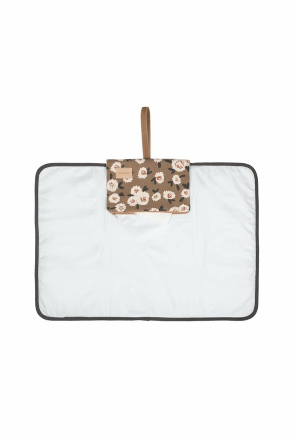 Tapis à langer 'Hyde Park' imperméable Camellia | NOBODINOZ