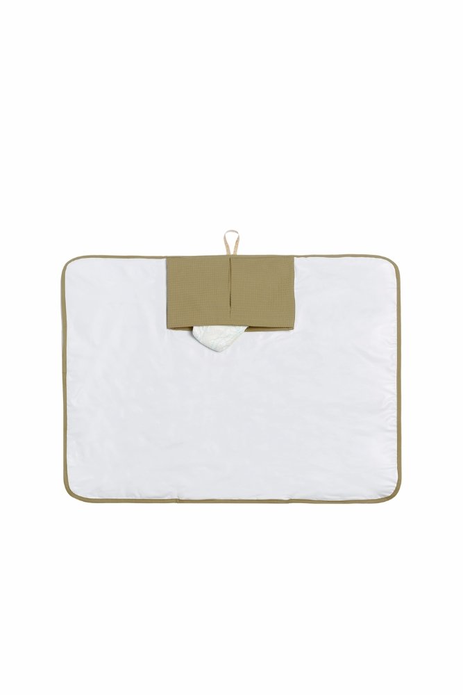 Tapis à langer Mozart 'Opera' Olive Green | NOBODINOZ