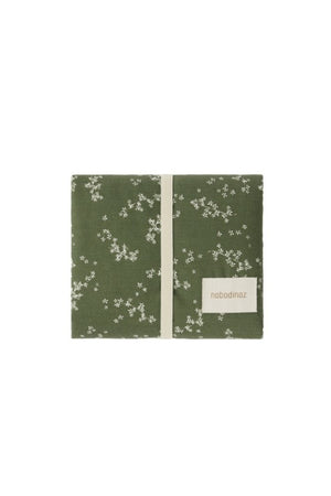 Tapis à langer 'Stories' Green Jasmine | NOBODINOZ