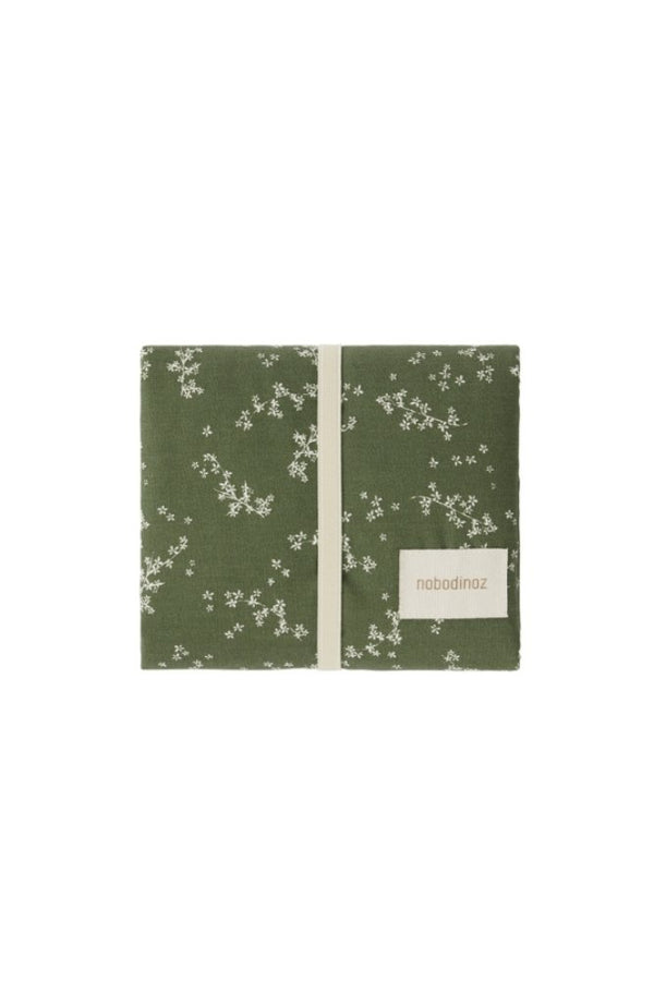 Tapis à langer 'Stories' Green Jasmine | NOBODINOZ