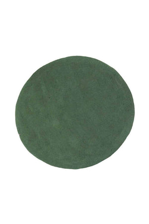 Tapis rond 'Kali' 120cm en laine feutrée | MUSKHANE