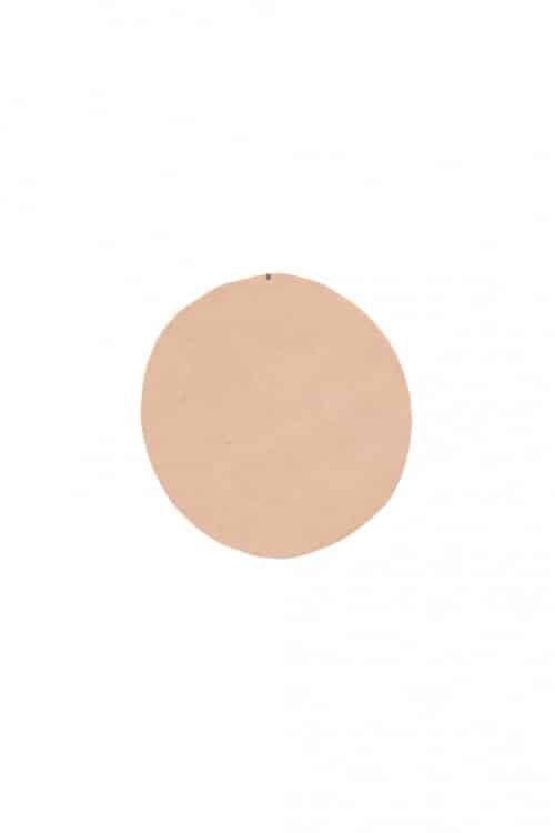 Tapis rond 'Kali' 80cm en laine feutrée | MUSKHANE