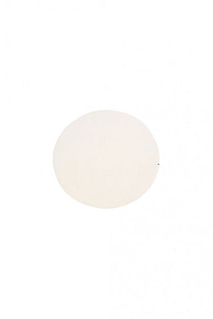 Tapis rond 'Kali' 80cm en laine feutrée | MUSKHANE