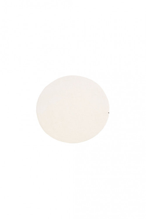 Tapis rond 'Kali' 80cm en laine feutrée | MUSKHANE